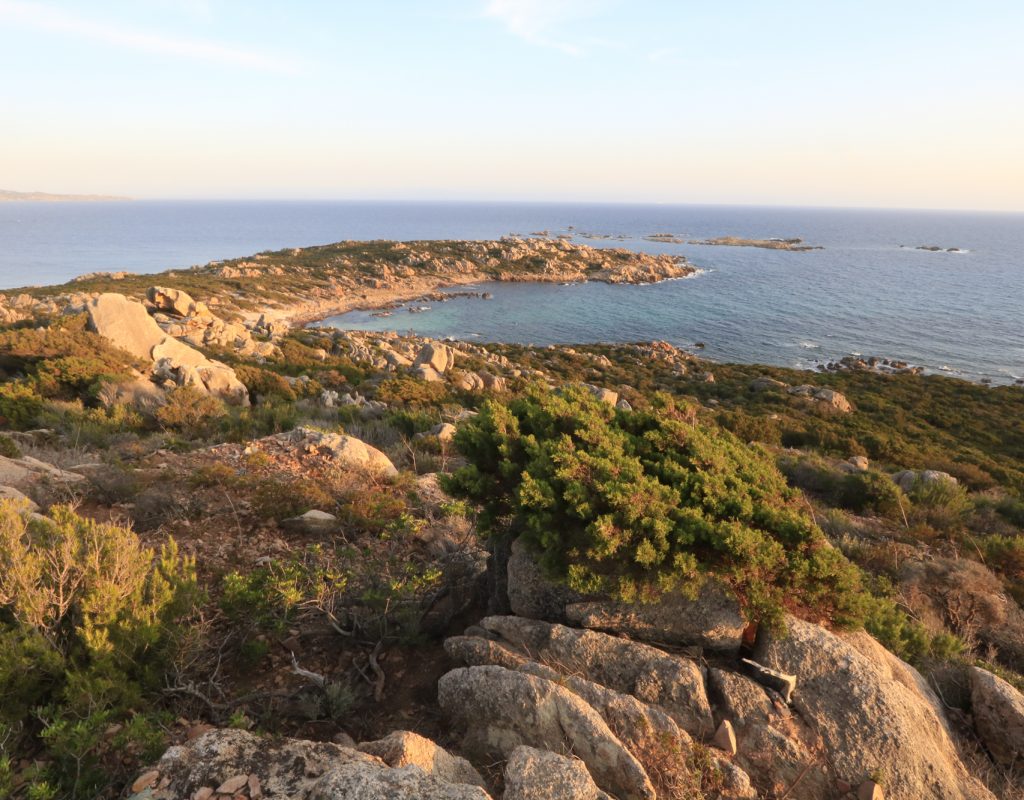 vue du sentier et du bord de mer